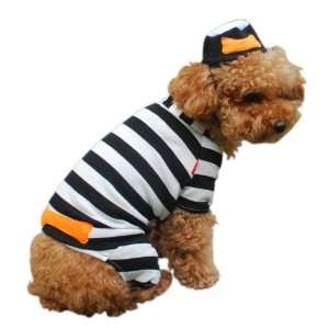  Anit Accessories Prisoner Dog Costume, 20 Inch Pet 
