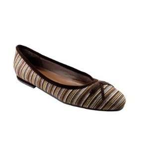  Annie Shoes 254 14 BROWN MULTI Fad Flat Baby