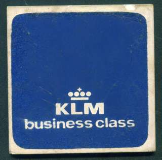 KLM AIRLINES CERAMIC TILE COASTER AIR PLANE  
