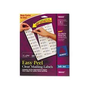 Avery® Clear Inkjet Mailing Labels 
