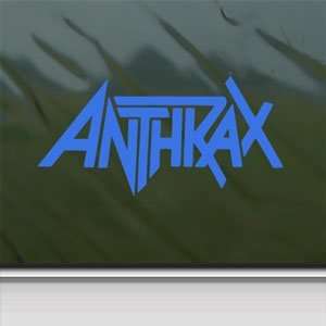  Anthrax Blue Decal Rock Band Car Truck Window Blue Sticker 