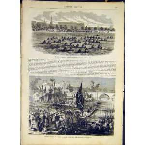  Regatta Madras India Sevres France French Print 1868