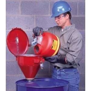 Justrite Large Steel Funnel Assembly with flame arrester 
