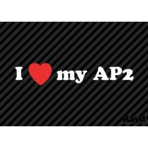  (2x) I Love my AP2   Sticker   Decal   Die Cut Everything 