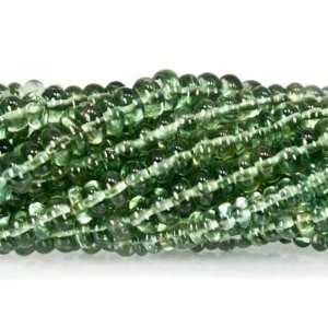  Green Apatite Beads Plain Rondelle Approx. 3mm diameter 