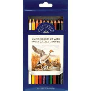  Pro Art Fantasia Pencils, Watercolor Ducks Arts, Crafts 