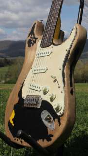 John Mayer Tribute Fender Squier Stratocaster Electric Guitar Relic 