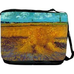  Van Gogh Art Sheaves Messenger Bag   Book Bag   School Bag 