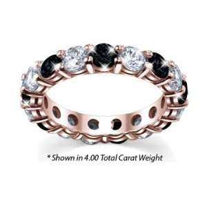  Diamond and Black Diamond Gemstone Round Cut   Includes Appraisal 