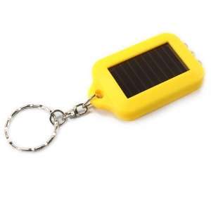 Solar Energy Mini Flashlight Torchlight Yellow