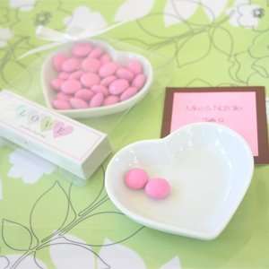 LOVE Porcelain Heart Dish   Baby Shower Gifts & Wedding Favors (Set of 
