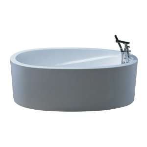 Aquatica PureScape 317 Modern Acrylic Freestanding Oval Single Piece 