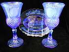 Lovely Cobalt Blue Glass Set Martha George Mt Vernon