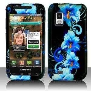 BLUE FLOWER PHONE COVER SKIN CASE FOR VERIZON SAMSUNG FASCINATE I500 