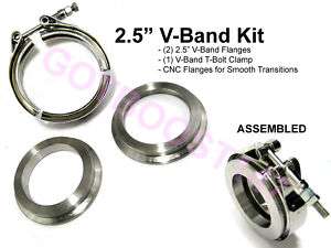 BAND FLANGE KIT 2.5 TURBO DOWNPIPE EXHAUST CLAMP  