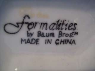 Formalities Baum Bros China Ceramic Vase Nature Scene  