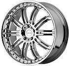 20 KMC Dime Wheel SET 20x8.5 Chrome RWD 5 & 6 Lug Vehi