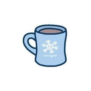  LIFE IS GOOD SNOWFLAKE COFFEE MUG   O/S   SKY: Sports 
