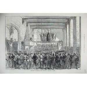    1872 English Volunteer Ta Army Ghent Hotel De Ville