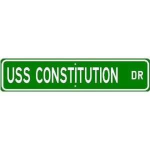 USS CONSTITUTION Street Sign   Navy Ship Gift Sailor