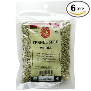 Aromatica Organics Fennel Seed Whole Grocery & Gourmet Food