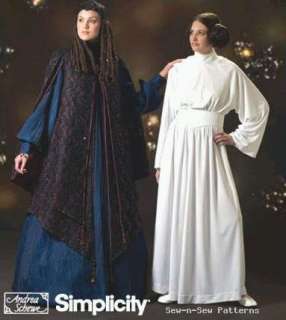   RARE Star Wars Costume SEWING PATTERN Leia Padme Amidala OOP  