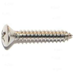  8 x 1 Phillips Oval Sheet Metal Screw (20 pieces): Home 