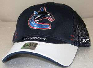 NHL Vancouver Canucks Mesh Back Fitted Hat By Reebok  