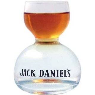 Jack Daniels Double Bubble Chaser Jigger Shot Glass   Large