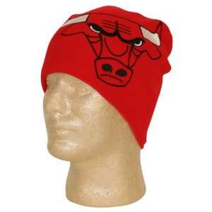  Chicago Bulls Logo Hype Knit Beanie: Sports & Outdoors