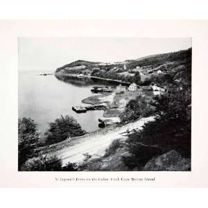 1942 Print Ingonish Ferry Cabot Trail Cape Breton Island Nova Scotia 