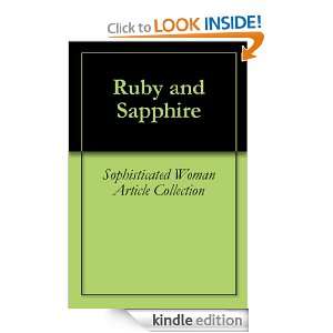 Ruby and Sapphire Sophisticated Woman Article Collection  