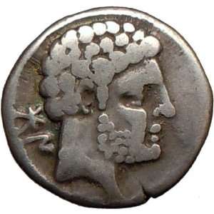  IBERIAN Tribe OSCA Spain 204BC Ancient SILVER GREEK Coin 