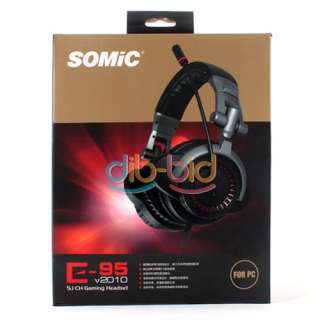 Somic E 95 V2010 E95 5.1 USB Stereo Headphone w/ Mic  