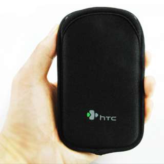 Black Neoprene Case Cover Soft Pouch for HTC HD2 HD7  