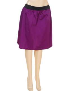 Womans Plus Full A Line Purple Spring Skirt XL 2X 3X  