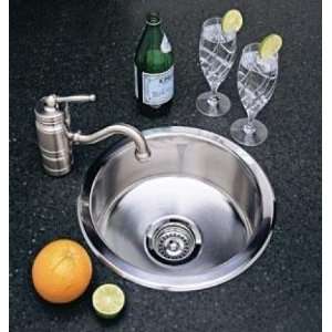  15 Drop In Single Bowl Stainless Steel Bar Sink with 3 1 