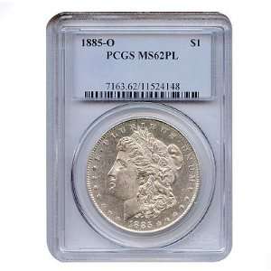  1885 O Morgan Dollar MS62PL PCGS