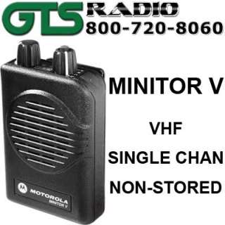 NEW MOTOROLA VHF MINITOR V 5 FIRE DEPARTMENT EMS PAGER  