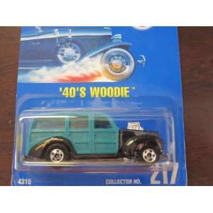   217 1991 Hot Wheels All Blue Card with Basic Wheels 