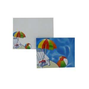  12pc pool party notecards with envelopes   Pack of 48 