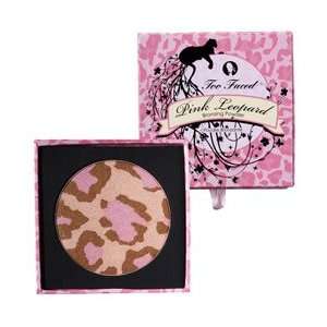 Too Faced Pink Leopard Bronzing Powder Full Size in Box 