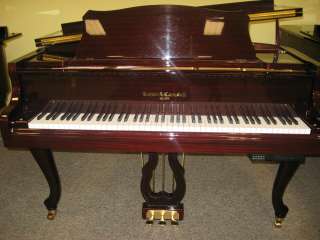 KOHLER & CAMPBELL POLISHED MAHOGANY PLAYER PIANO W/ FRENCH LEGS  