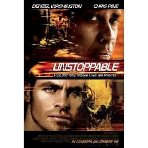  Unstopable 27 X 40 Original Theatrical Movie Poster 