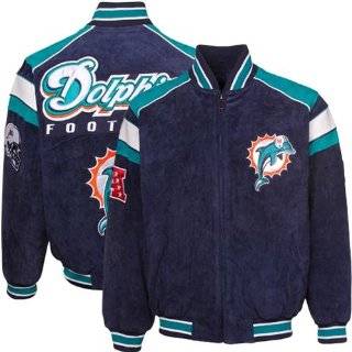  Miami Dolphins 2009 Scoreboard Cotton Twill Jacket: Sports 