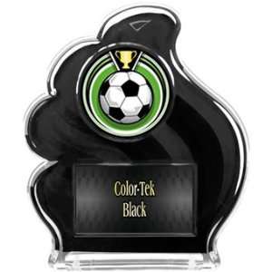 Wave Ice Custom Soccer Trophies BLACK TROPHY   ECLIPSE Custom Soccer 