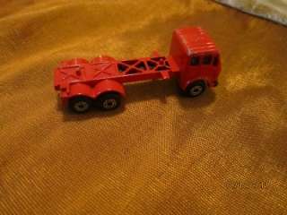   VINTAGE SUPERFAST Mercedes Container Truck 1976 Made England Red