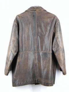   Wilsons Distressed Leather DOWNTOWN CAR Coat Dean WINCHESTER Jacket XL