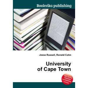  University of Cape Town Ronald Cohn Jesse Russell Books