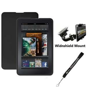  Kindle Fire Tablet Silicone Skin + Includes a Compatible Universal 